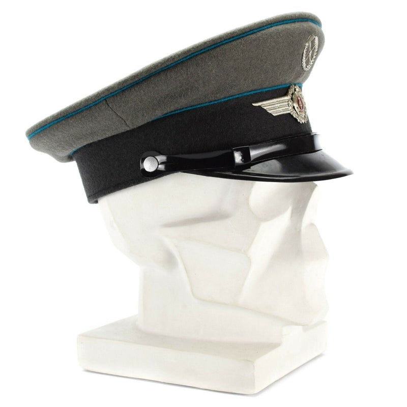 Original East German NVA army visor cap Air forces military peaked hat