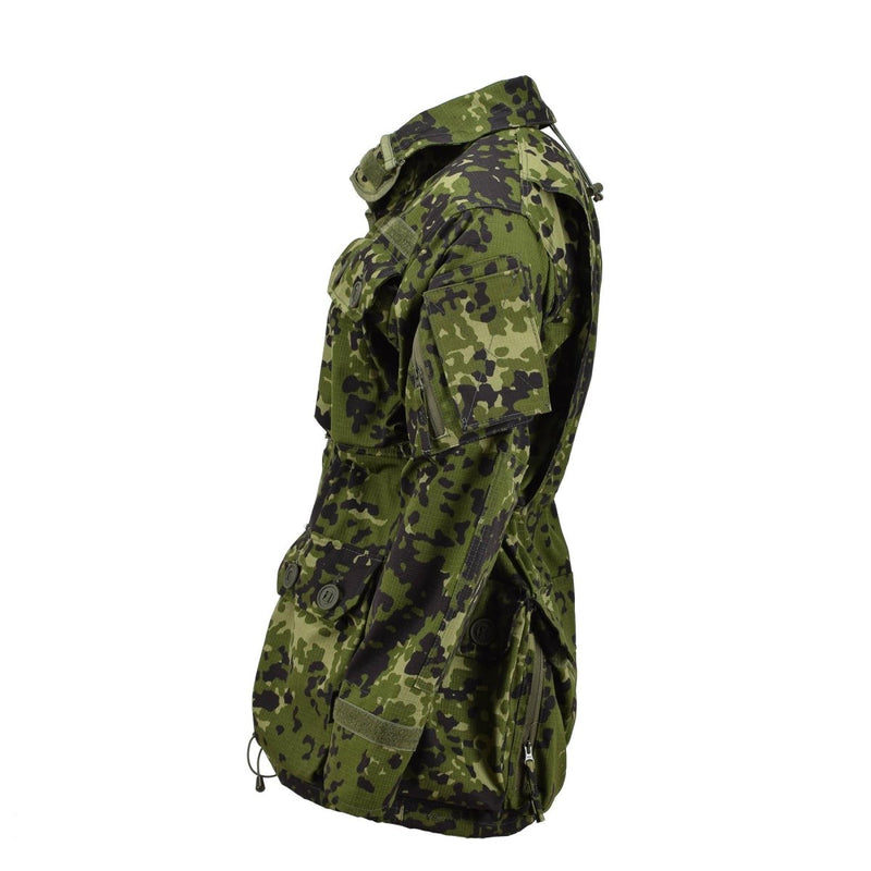 TACGEAR Brand Danish Military style smock jacket ripstop commando M84 camouflage Teflon impregnated under arm ventilation