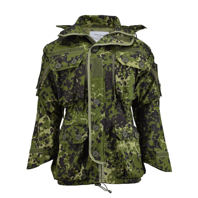 TACGEAR Brand Danish Military style smock jacket ripstop commando M84 camouflage high collar heavy duty parka