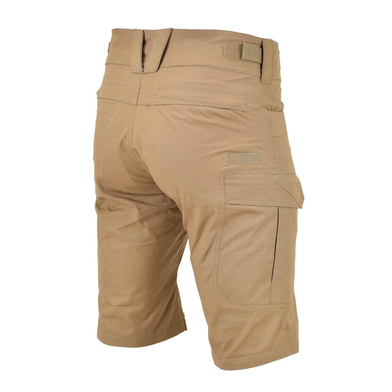 MFH Brand Military style bermuda shorts coyote sturdy cotton ripstop uniform NEW