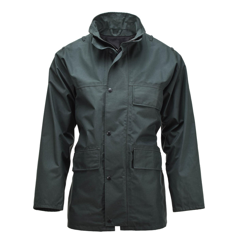 Original British Police troops rain jacket goretex parka waterproof coat green