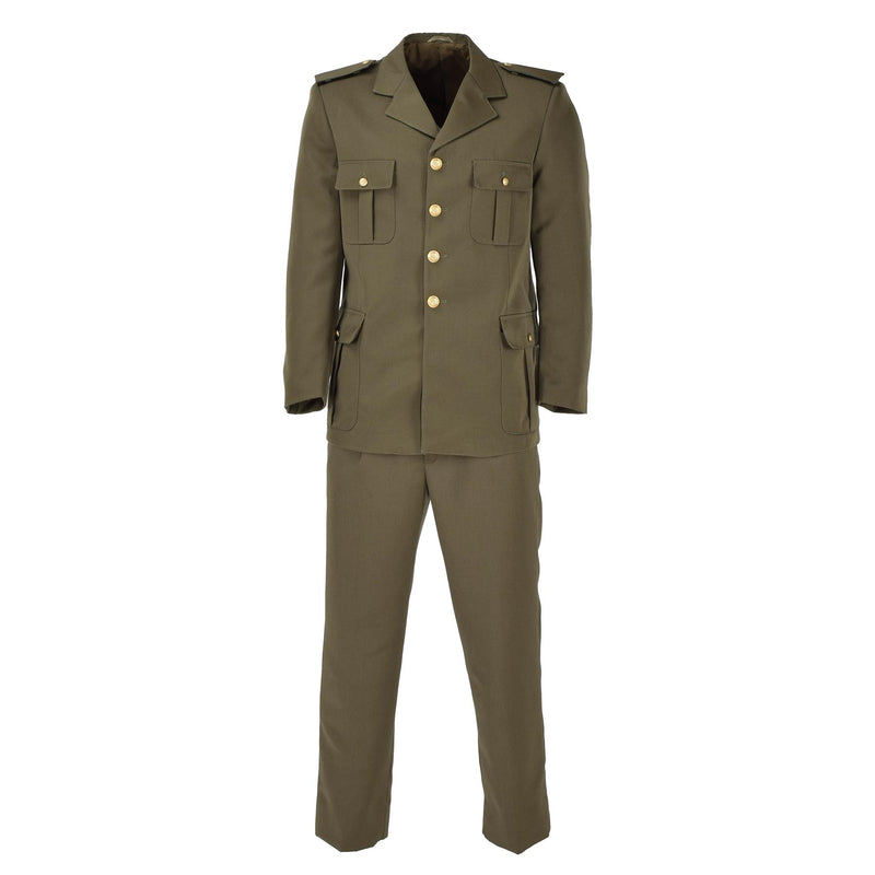 Original Italy military VERDE parade dress uniform formal jacket vintage Brown