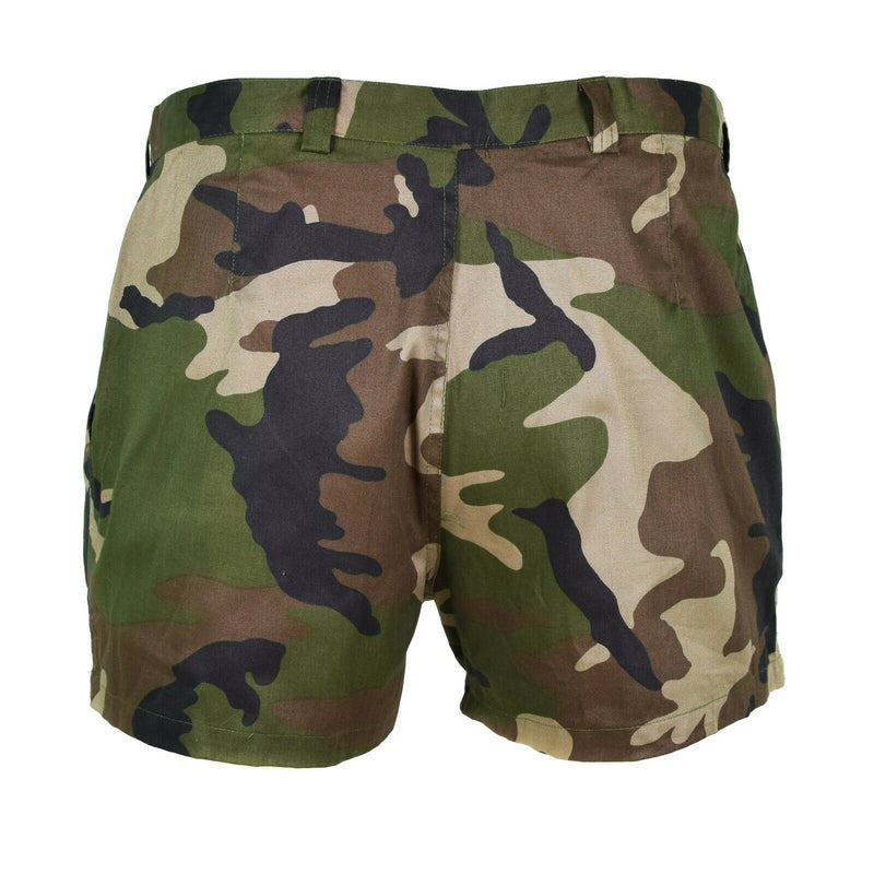 short french military shorts cce camouflage
