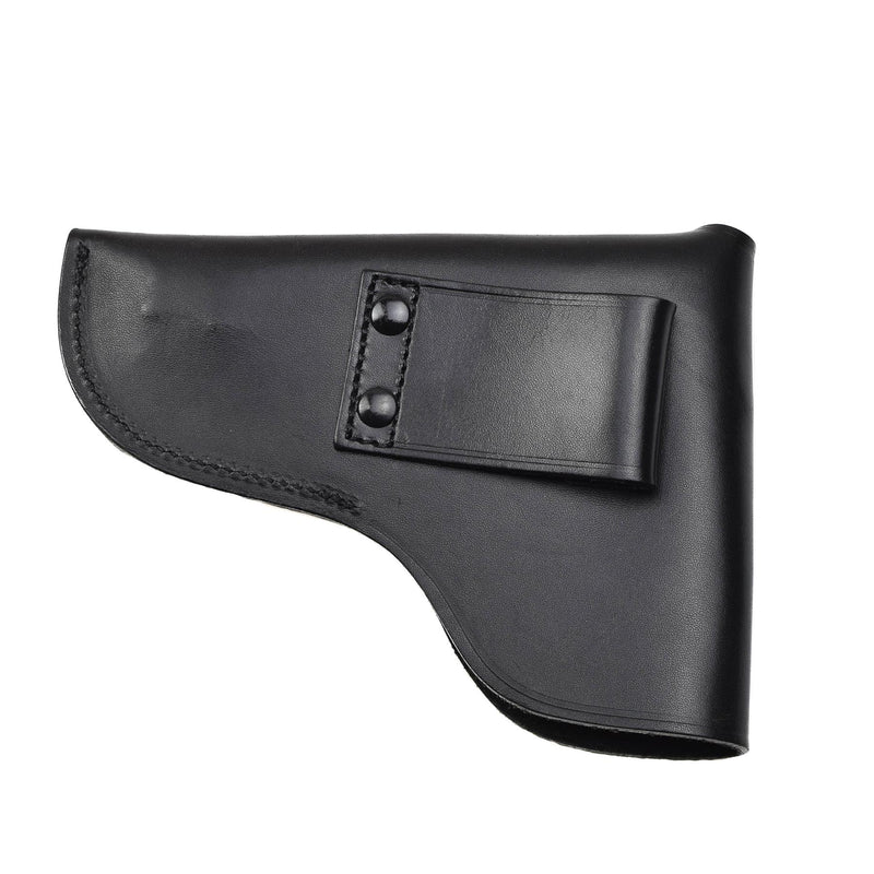 Original Italy Military Pistol leather Holster Beretta carry gun holder Black