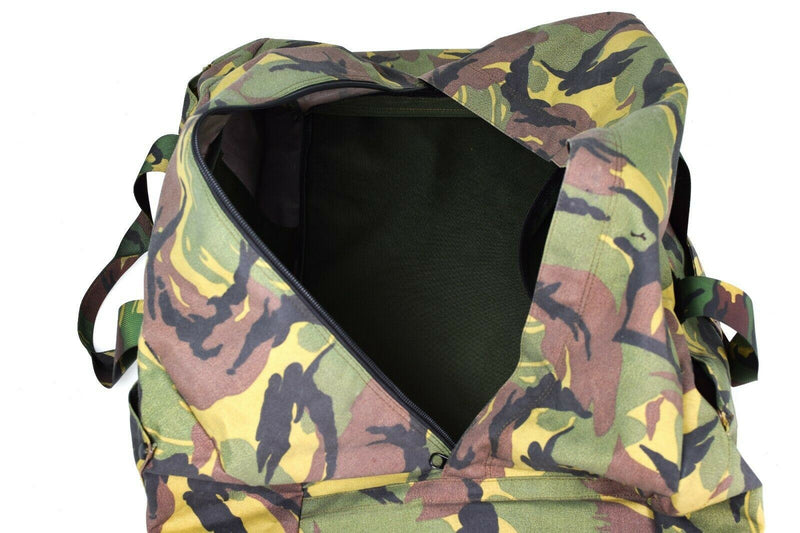 Original Dutch military bag DPM woodland weekend bag 80L carrier pouch pack duffle zipper closure nylon