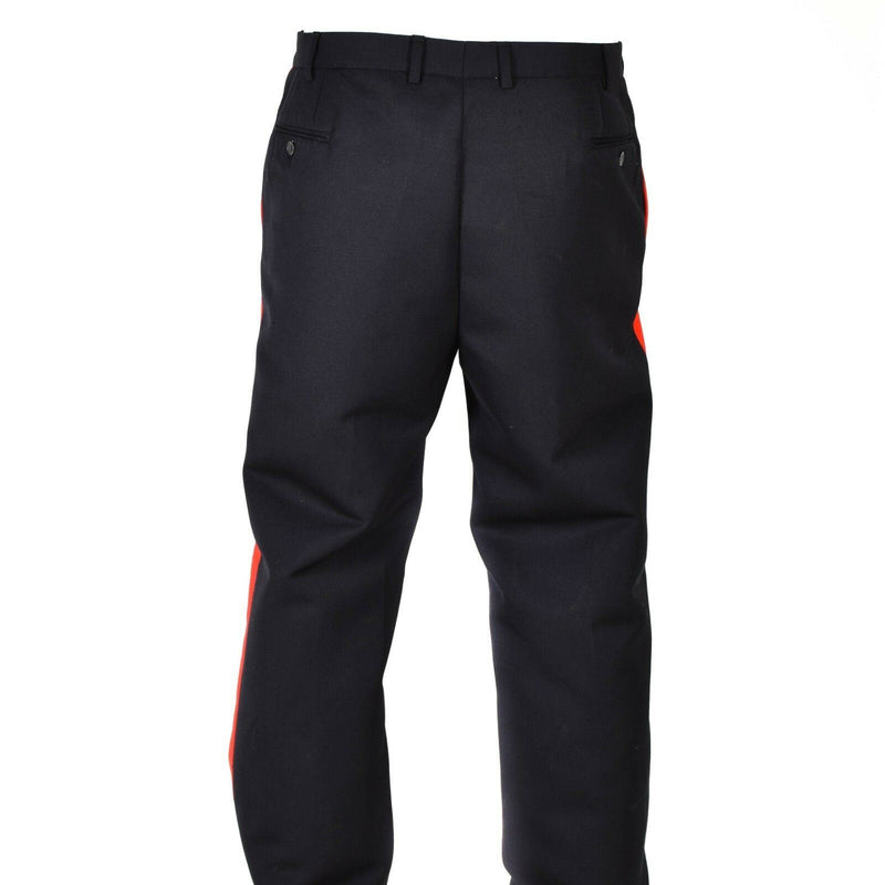 Original Italian police carabinieri dress pants black trousers NEW