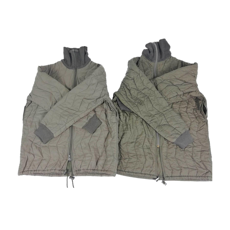 quilted parka liner with zipper long neck