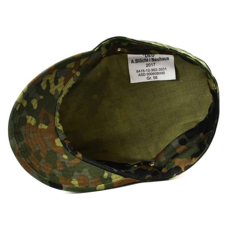 Kepurė vasarinė su snapeliu originali Vokietijos kariuomenės flecktarn camo Nauja