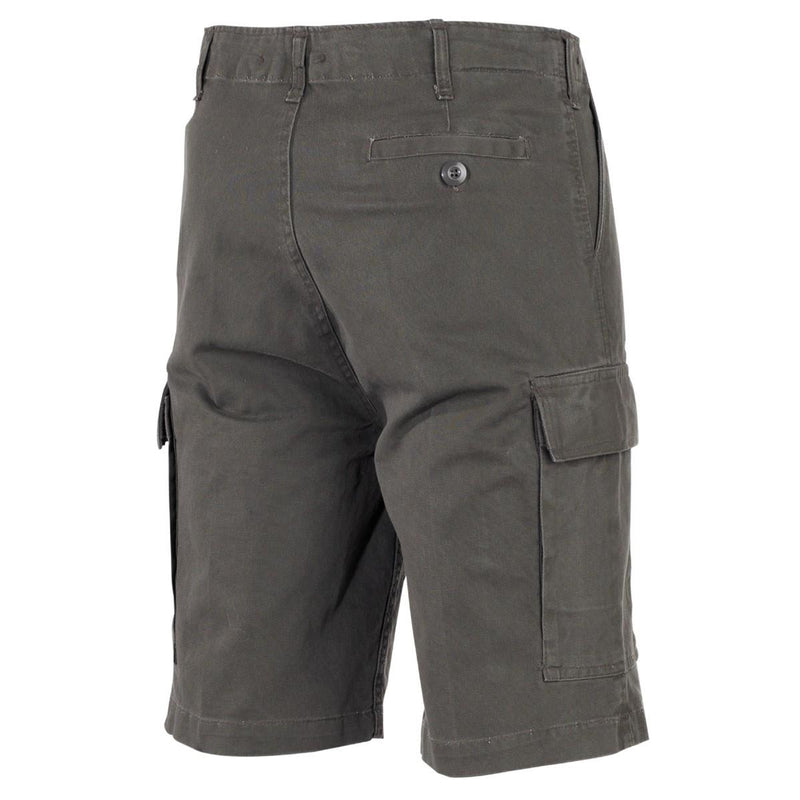 MFH Brand German military style bermuda shorts olive ripstop cotton sturdy NEW