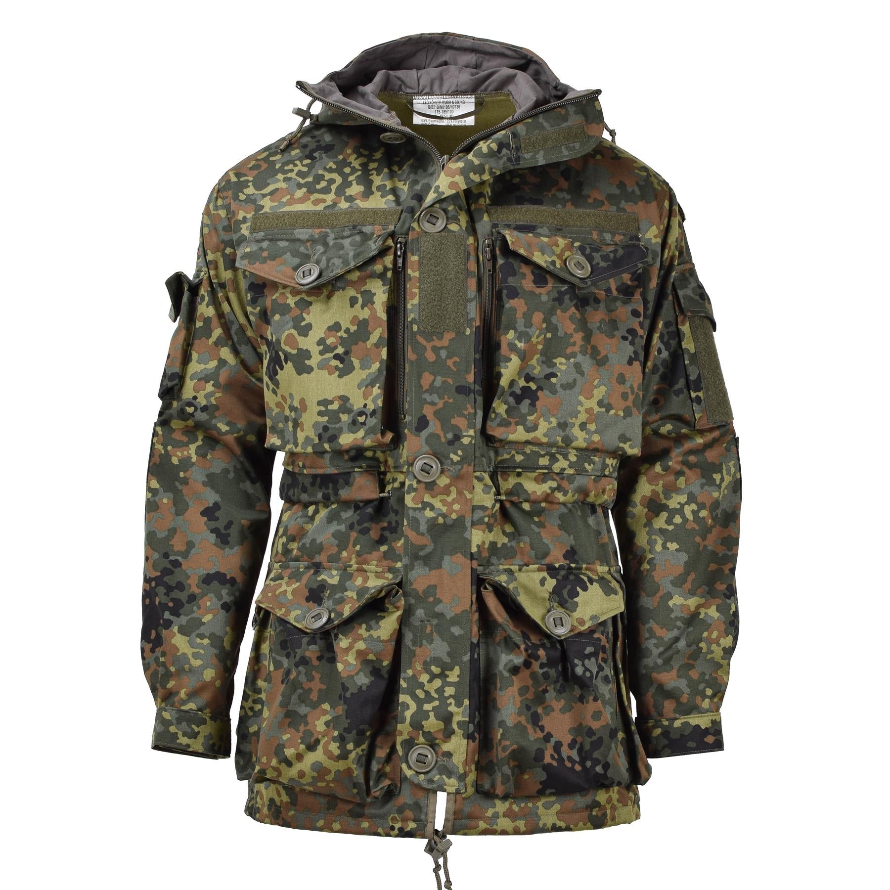 Ripstop smock jacket Leo Kohler military KSK tactical hooded field army ...