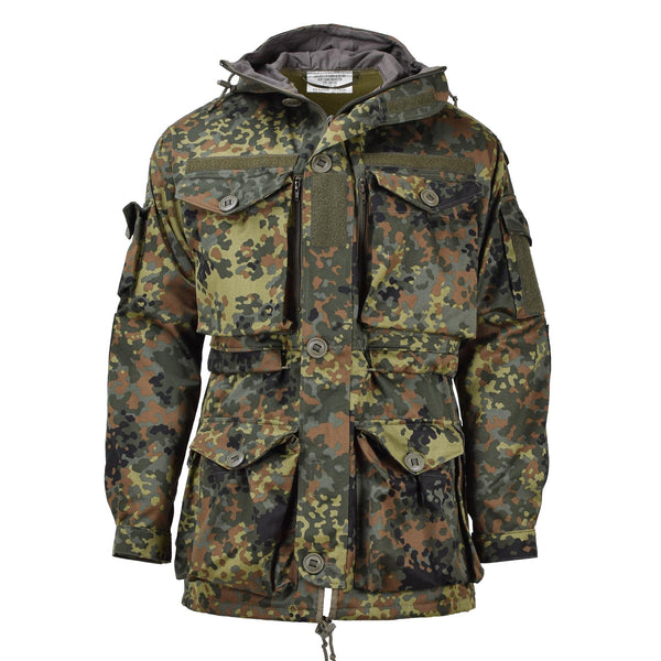 Leo Kohler military KSK smock tactical jacket hooded field army flecktarn camo