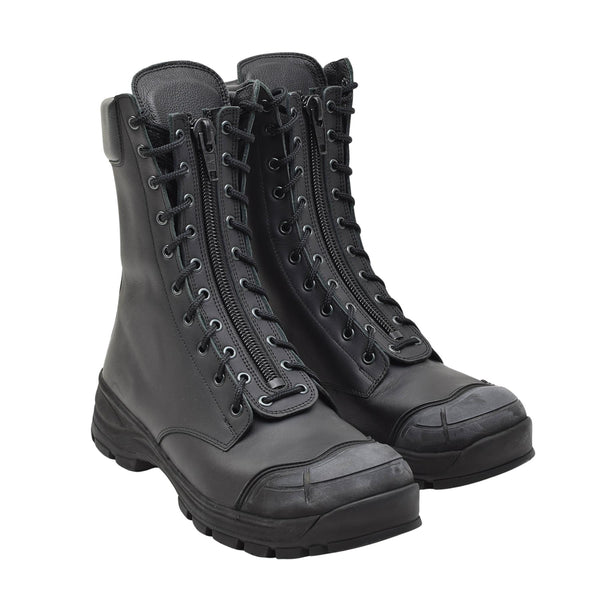 Original Dutch army tactical boots black leather anti-static antibacterial NEW