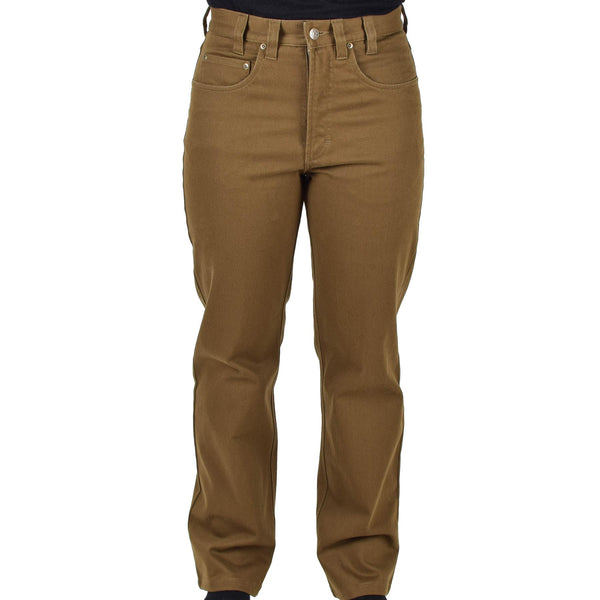 Original German army brown jeans pants Polizei uniform workwear trousers NEW
