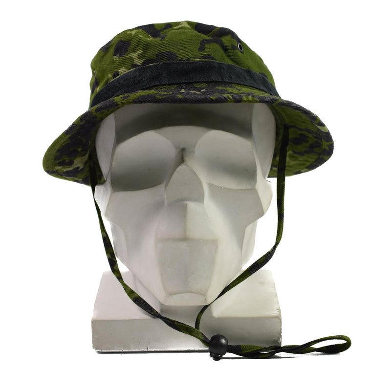 Genuine Danish Army Boonie hat Military M84 Flecktarn Camo jungle summer cap