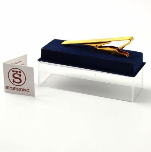 Kaklaraiščio segtukas Sporrong originalus Švedijos kariuomenės aukso spalvos Nauja