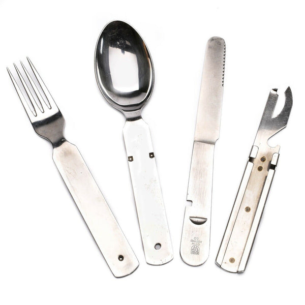 Original genuine German army cutlery set military issue eating utensils flatware