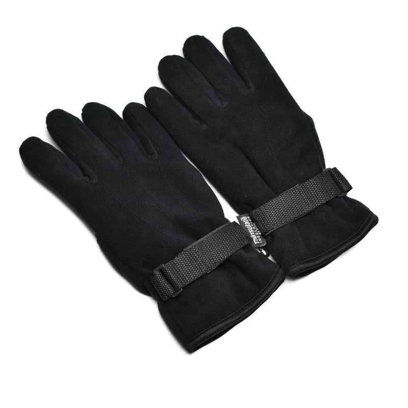 Thinsulate liner gloves fleece winter black casual combat tactical antislip grip