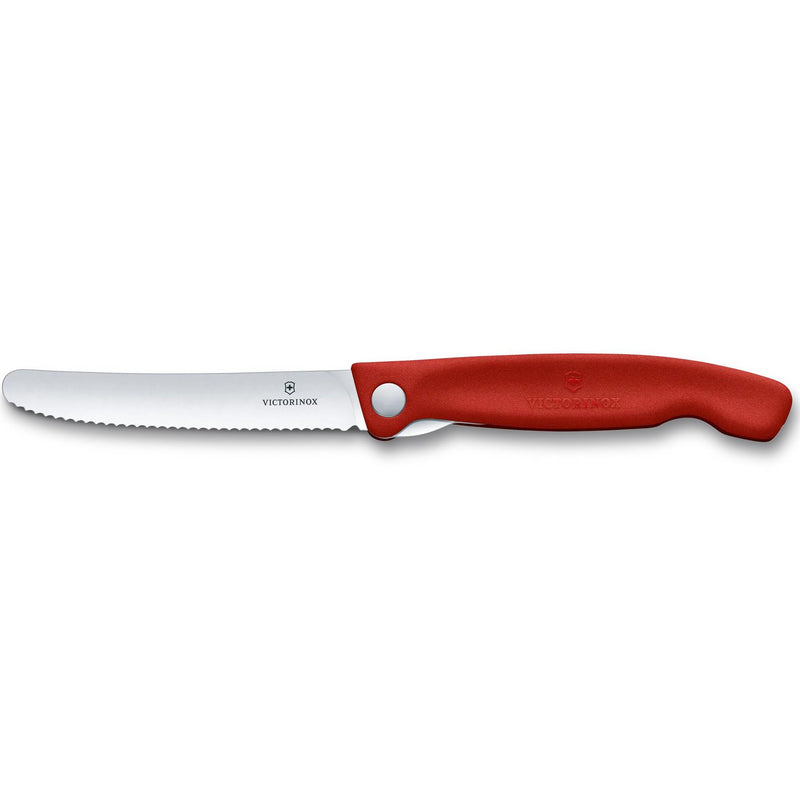 Victorinox Swiss Classic Folding Paring Knife Stainless Steel Blade Red