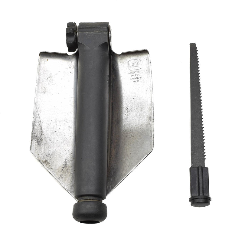 Original Danish Military black foldable Glock shovel survival multi tool camping