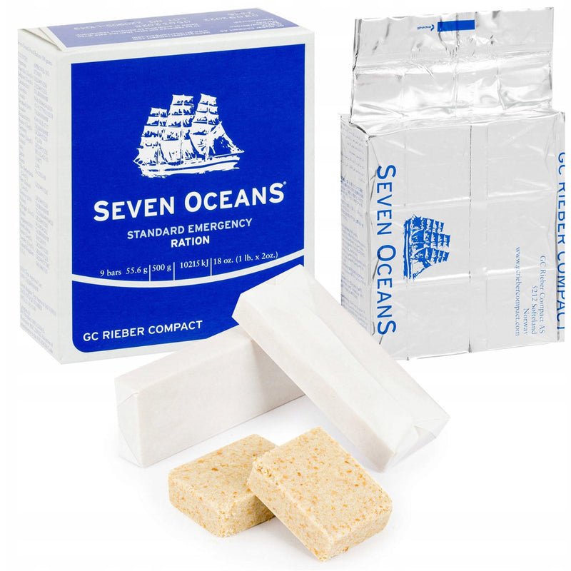 Seven oceans biscuit ration meal emergency food survival camping hiking 1pcs