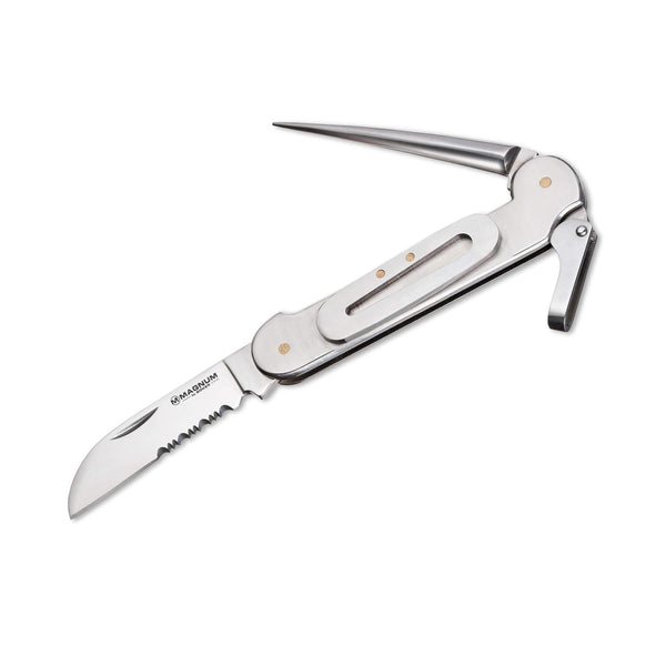 Boker Brand pocket knife Catamaran uncoated stainless steel 440A multi-tool