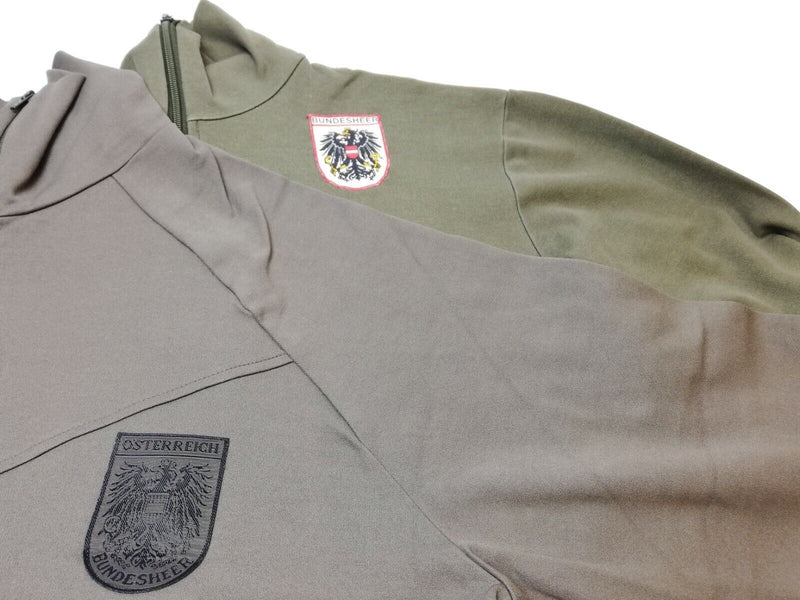 Genuine Austrian Army Training Tracksuit Top Jacket Military Sports Vintage