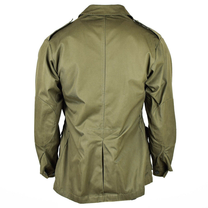 Original Italian army olive green jacket shirt military BDU surplus issue