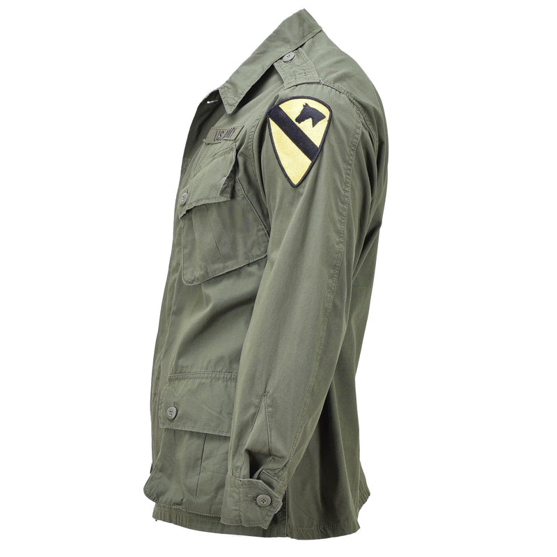 Mil-Tec Brand U.S. Military style OD M64 Vietnam jungle jacket lightweight BDU