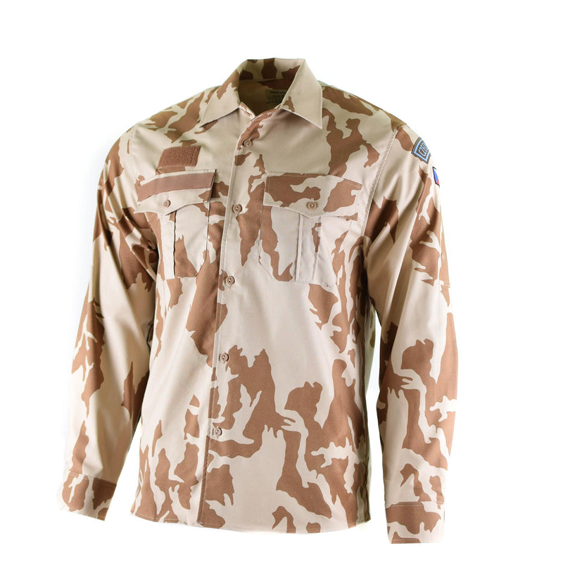 Genuine Czech army shirt Desert camouflage 95 field uniform military surplus NEW