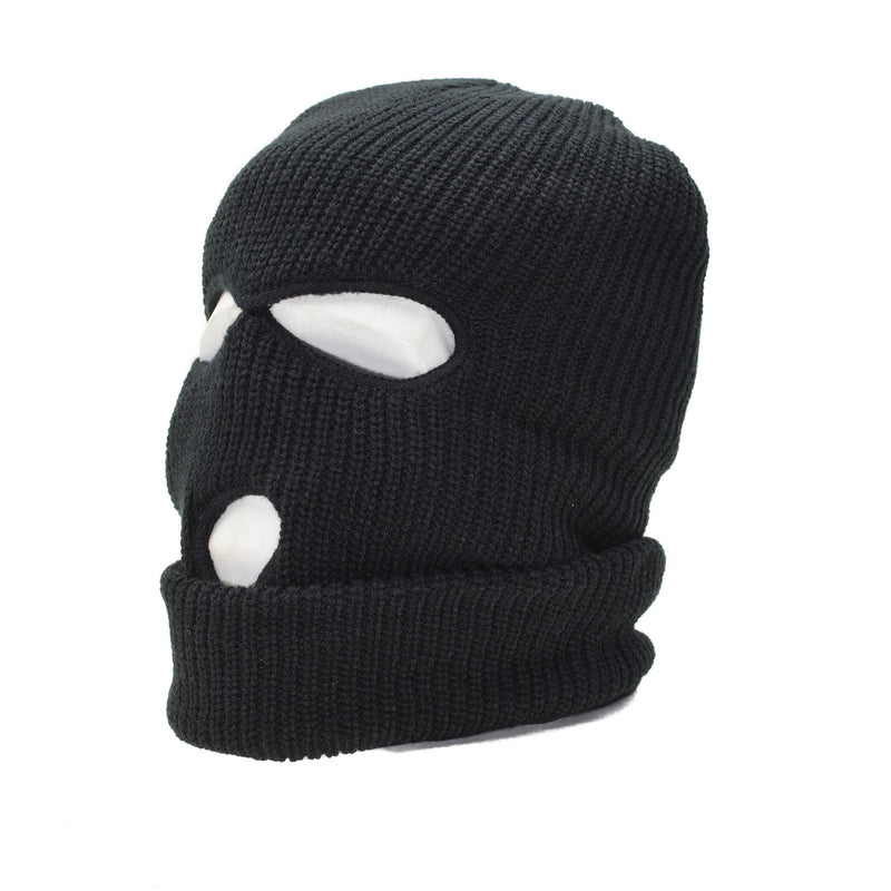 Brand Mil-Tec Balaclava 3 holes THINSULATE™ black face mask tactical gear winter