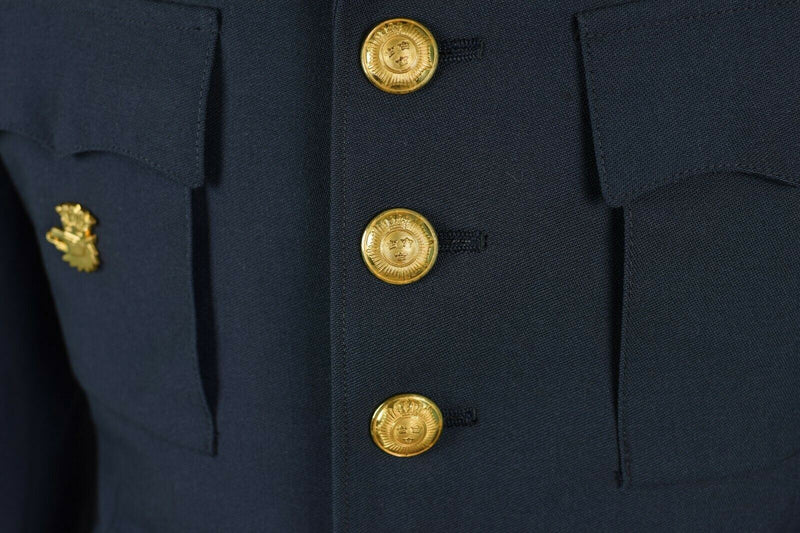 Genuine Swedish army infantry blue parade uniform Sweden military dress jacket