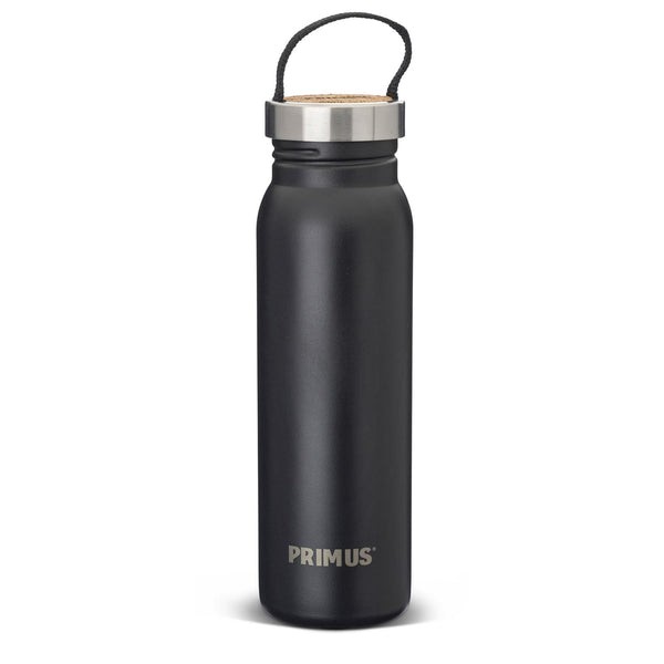 Primus Klunken Bottle 700ml stainless steel black powder coated screw-on cork