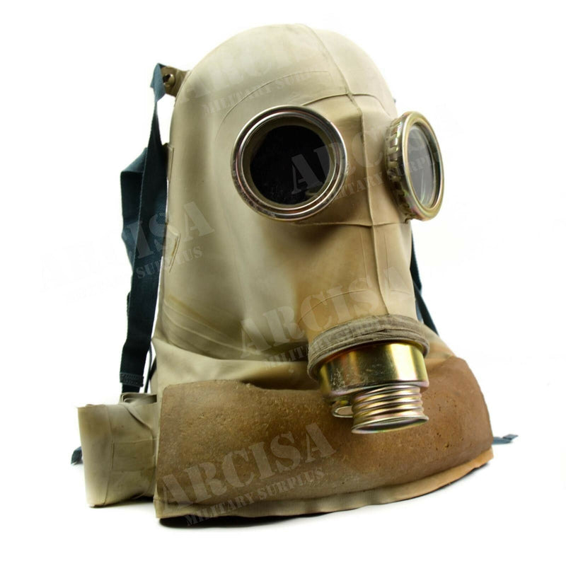 Original Polish Military SR 1 Gas Mask Soviet Era Hose Filter Complete Set