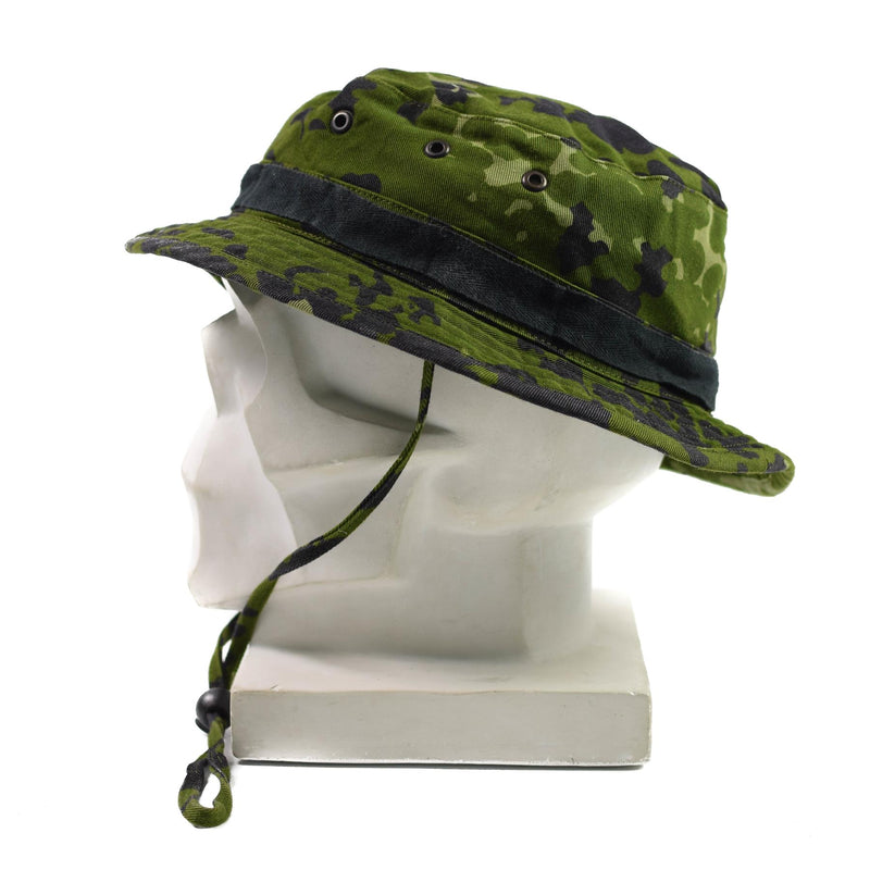 Genuine Danish Army Boonie hat Military M84 Flecktarn Camo jungle summer cap