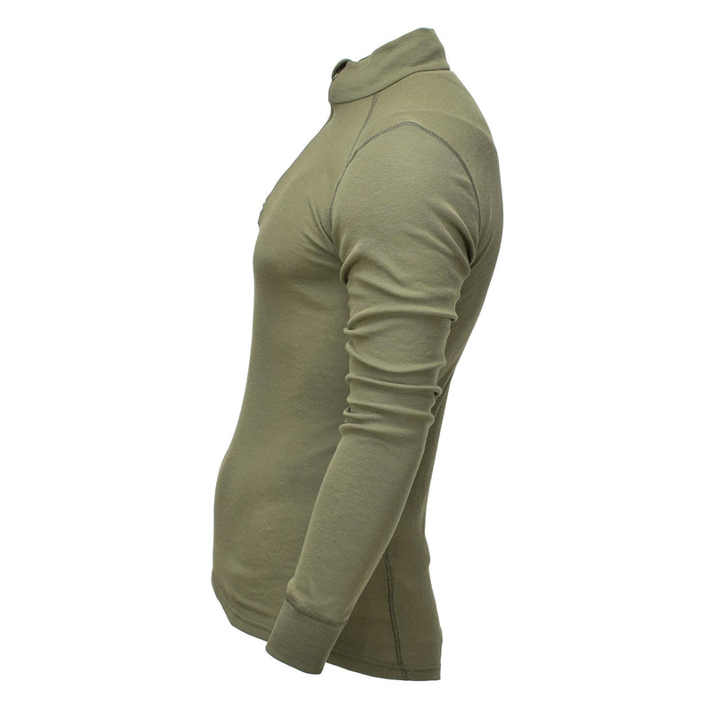 Genuine Dutch Military underwear thermal shirts base layer long sleeve high neck