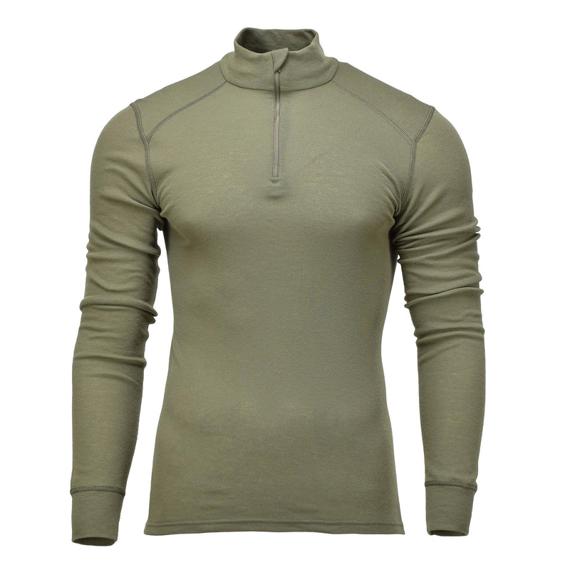 Genuine Dutch Military Underwear Thermal Shirts Base Layer Long Sleeve High Neck Medium