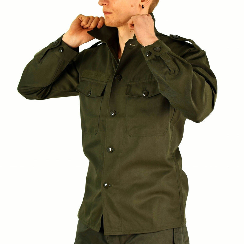 Original Austrian BH army combat shirt military olive green BDU Field NEW