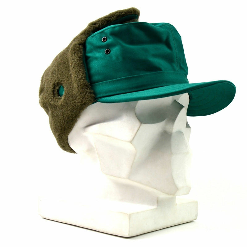 Kepurė su snapeliu žieminė originali Austrijos kariuomenės žalia Nauja