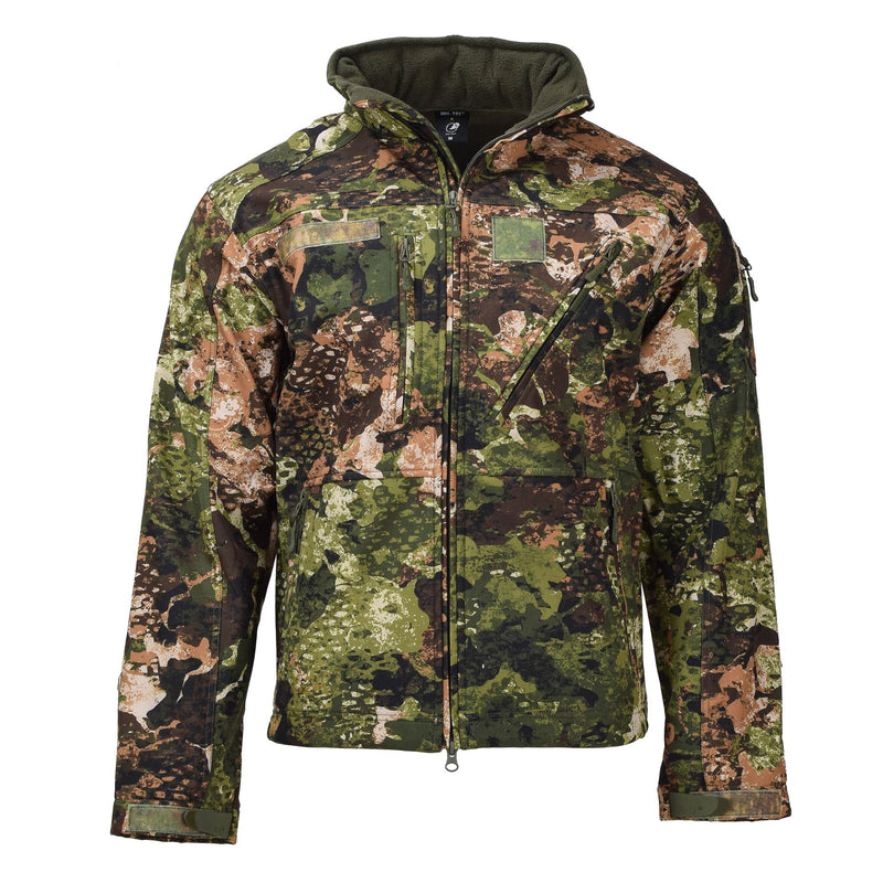 Tactical softshell jacket MIL TEC army jacket fleece waterproof hooded 3 layer laminate GoMilitar