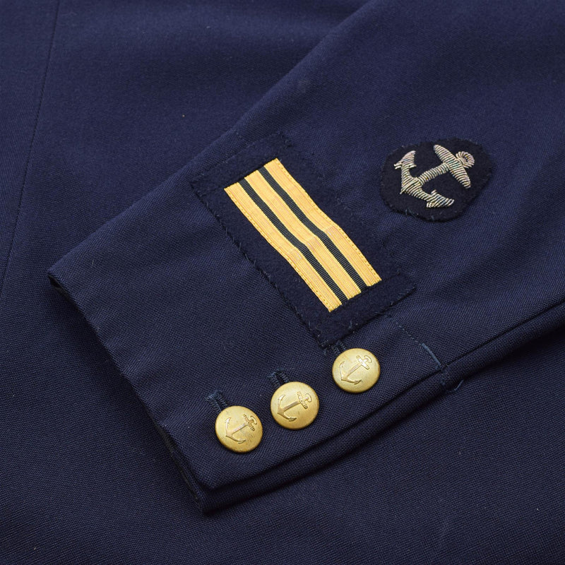 Original Swedish military blue navy sailors shirts dress formal naval shirt