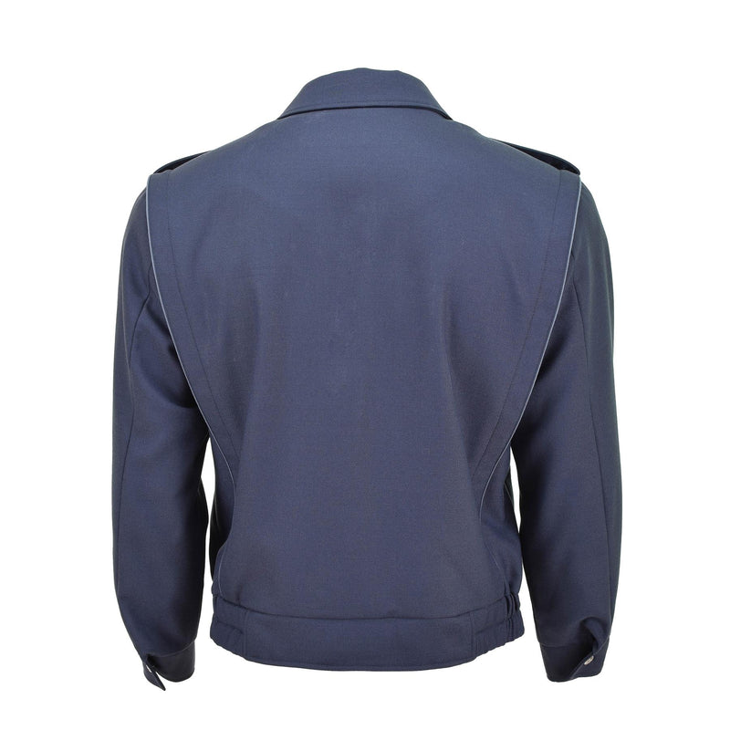 Vintage military charm jacket blue blouse Czech military surplus