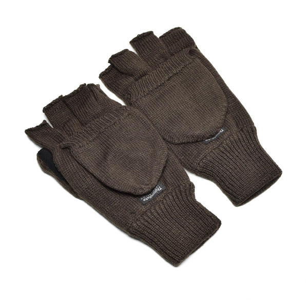 Brand Thinsulate Finger mittens gloves winter Black Olive OD