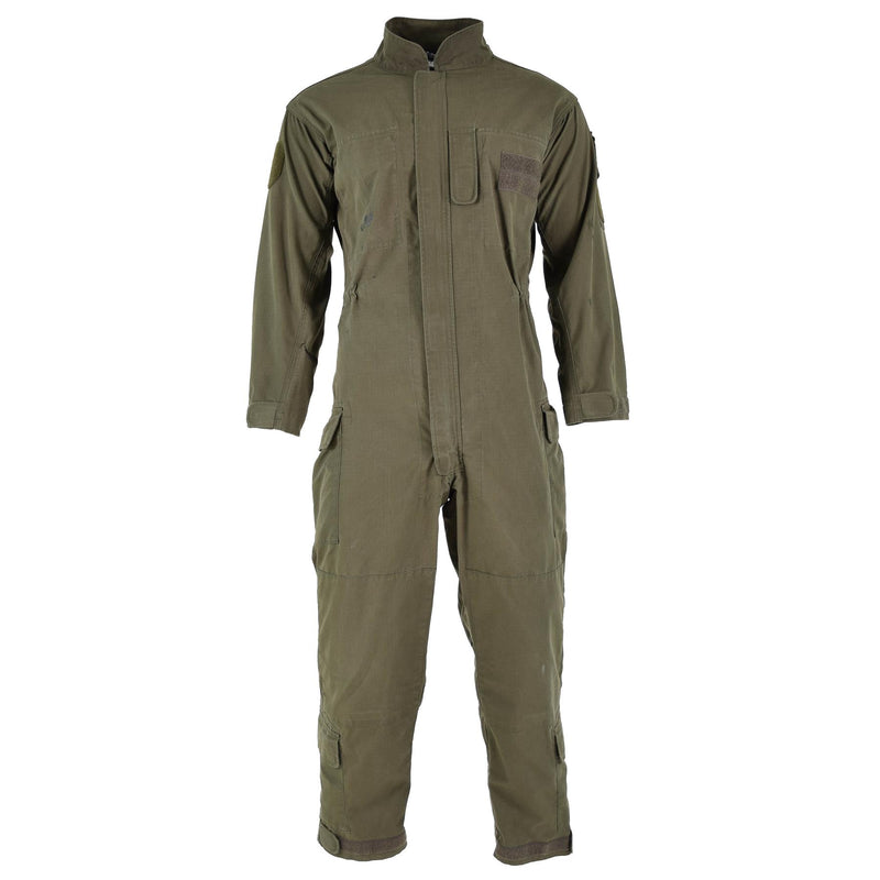 Original Austrian army coverall olive green ripstop jumpsuit military surplus
