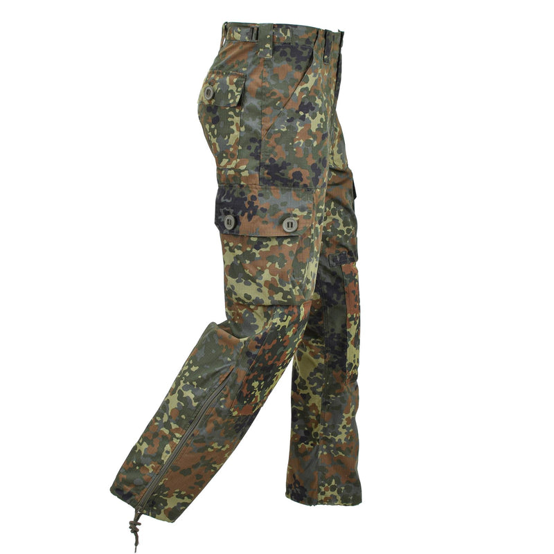 Mil-Tec Brand Military style flecktarn BDU commando pants lightweight ripstop