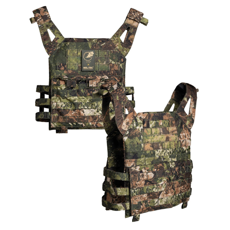 MIL-TEC army Plate carrier Gen II camouflage vest PVC coated comfortable molle