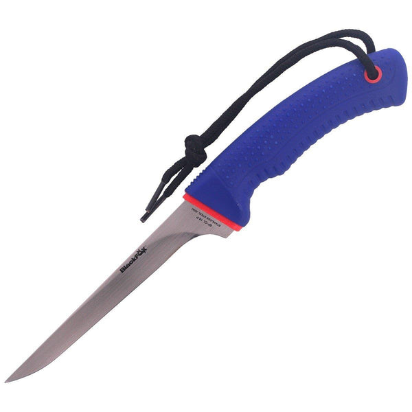 Fox Knives BF-CL 16 fillet knife satin coated 420C steel PP TPR blue handle sheath