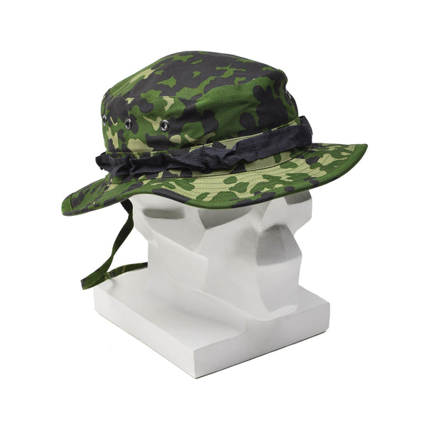 Kepurė vasarinė Boonie stiliaus originali Danijos kariuomenės M84 camo Nauja