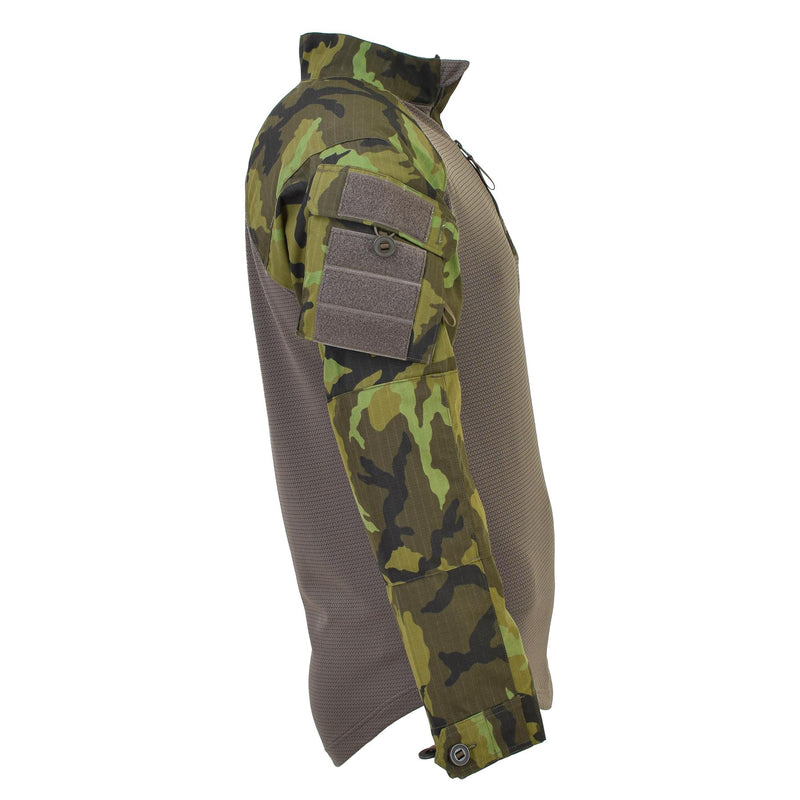 Original Czech army tactical combat shirts ubac woodland camo long sleeve NEW