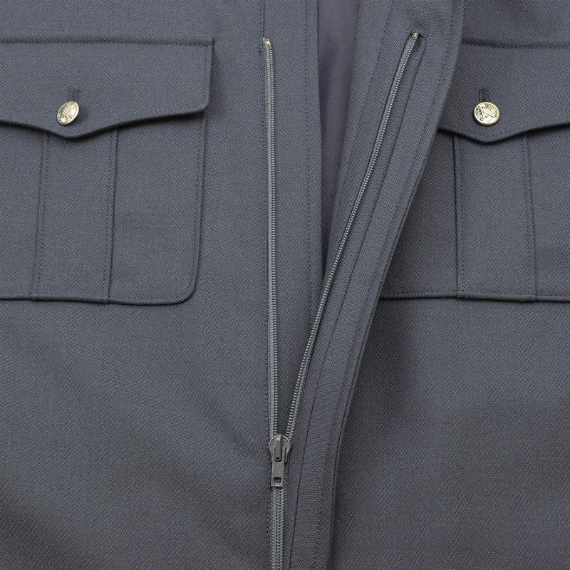 vintage jacket front with zipper