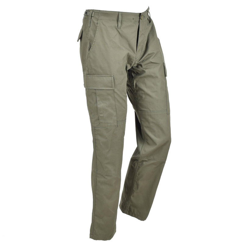 Mil-Tec Brand U.S. Army style olive BDU pants field troops ripstop trousers